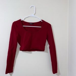 SHEIN Red Crop Top